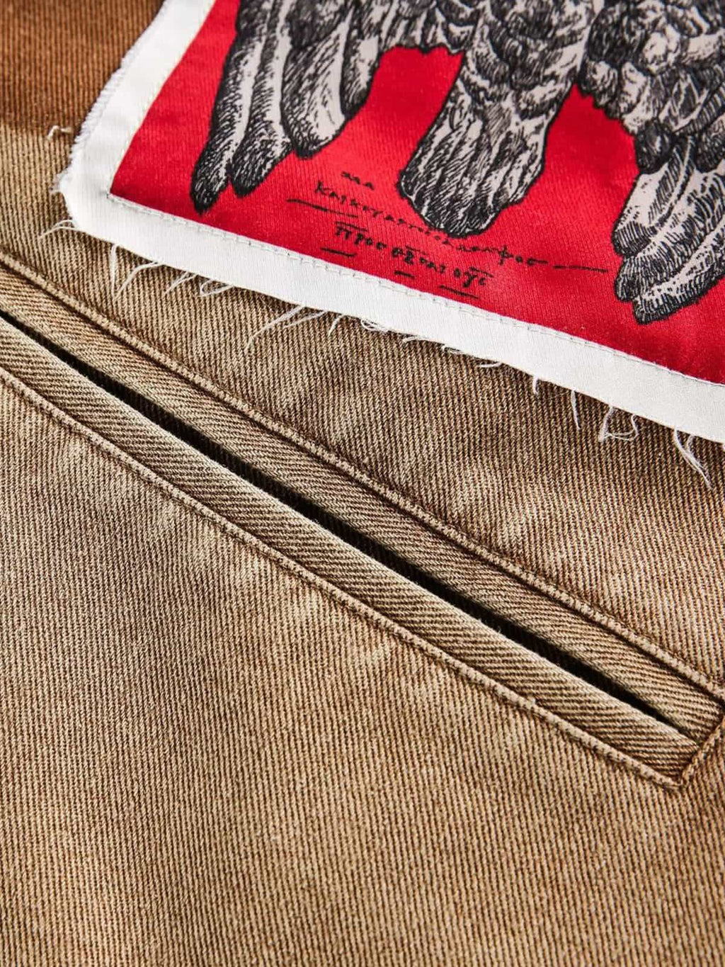 Punk Retro Collage Print Distressed Heavy Jacket - 2539