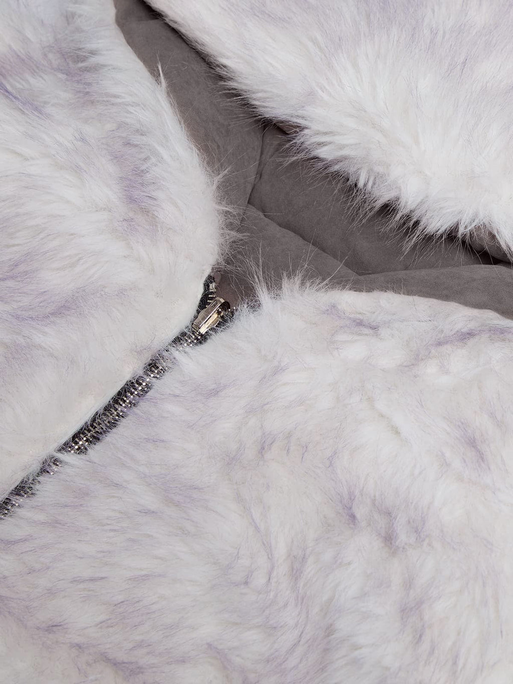 Oversized Reversible Fur Hooded Jacket - 2544