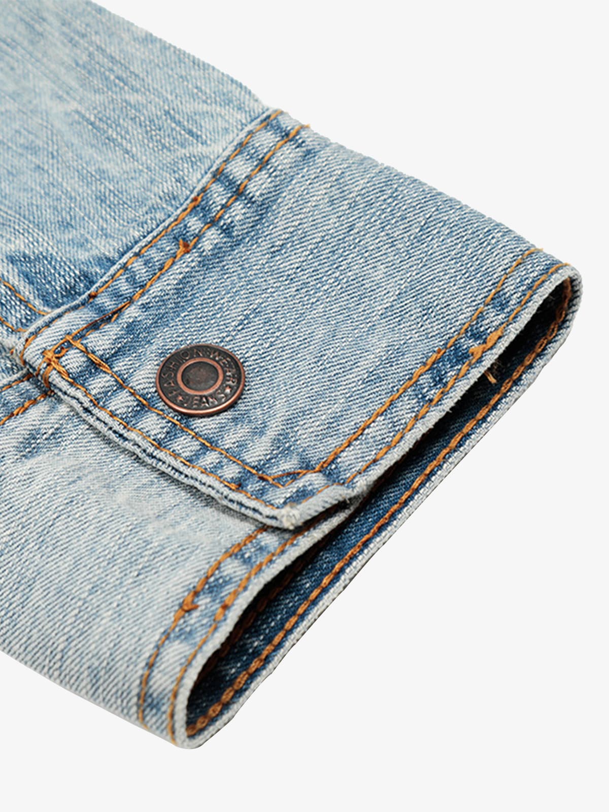 Vintage Light Wash Workwear Denim Jacket