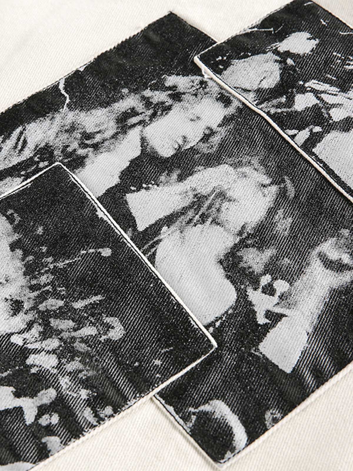 Street Washed Distressed Detroit Jacket