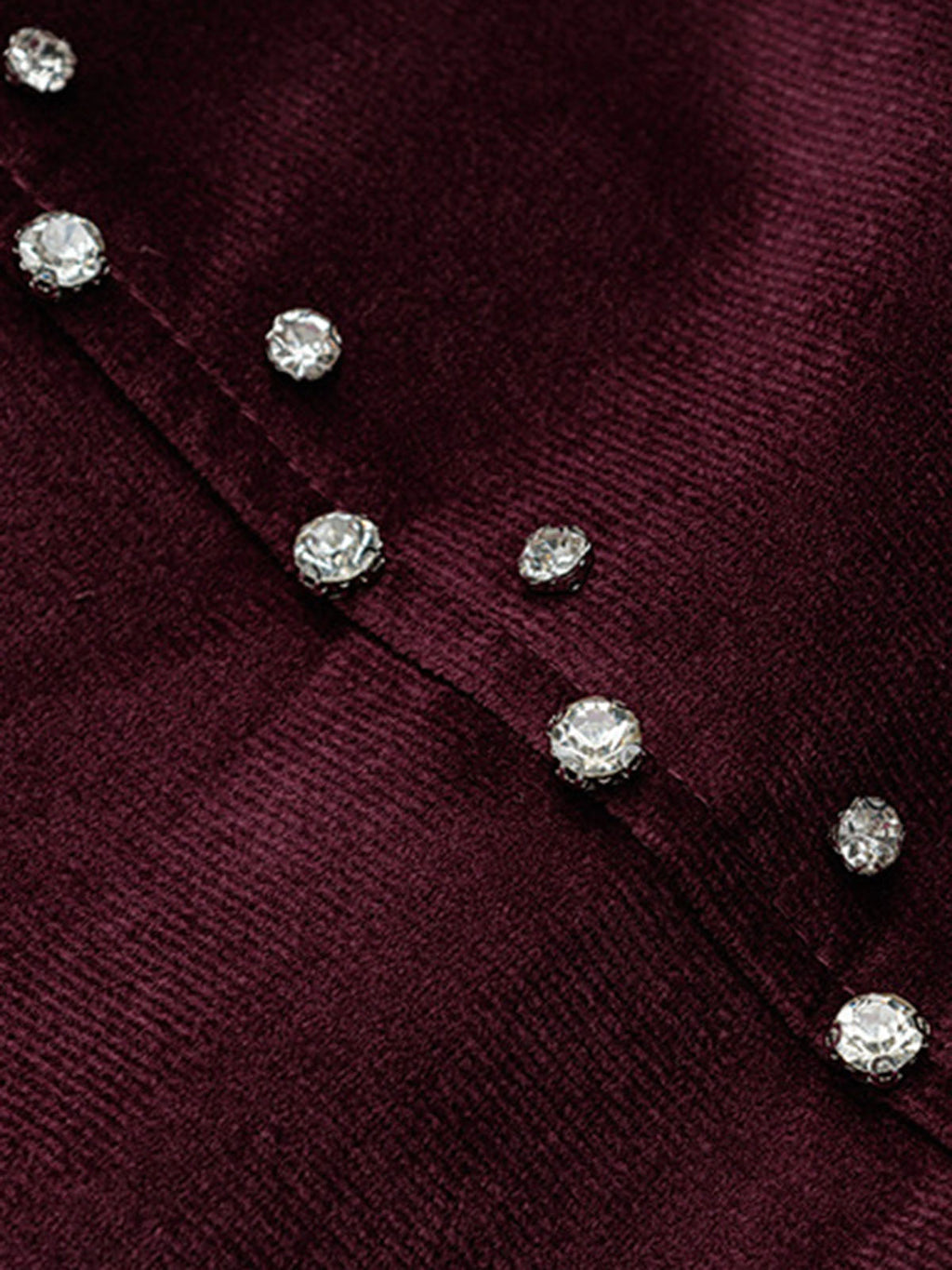 Vintage Velvet Pearl Embellished Bomber Jacket