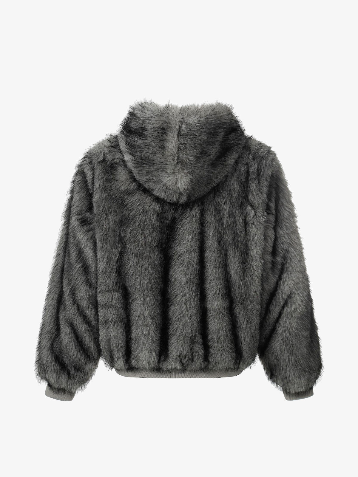 Street Fur Reversible Hooded Jacket - 2493