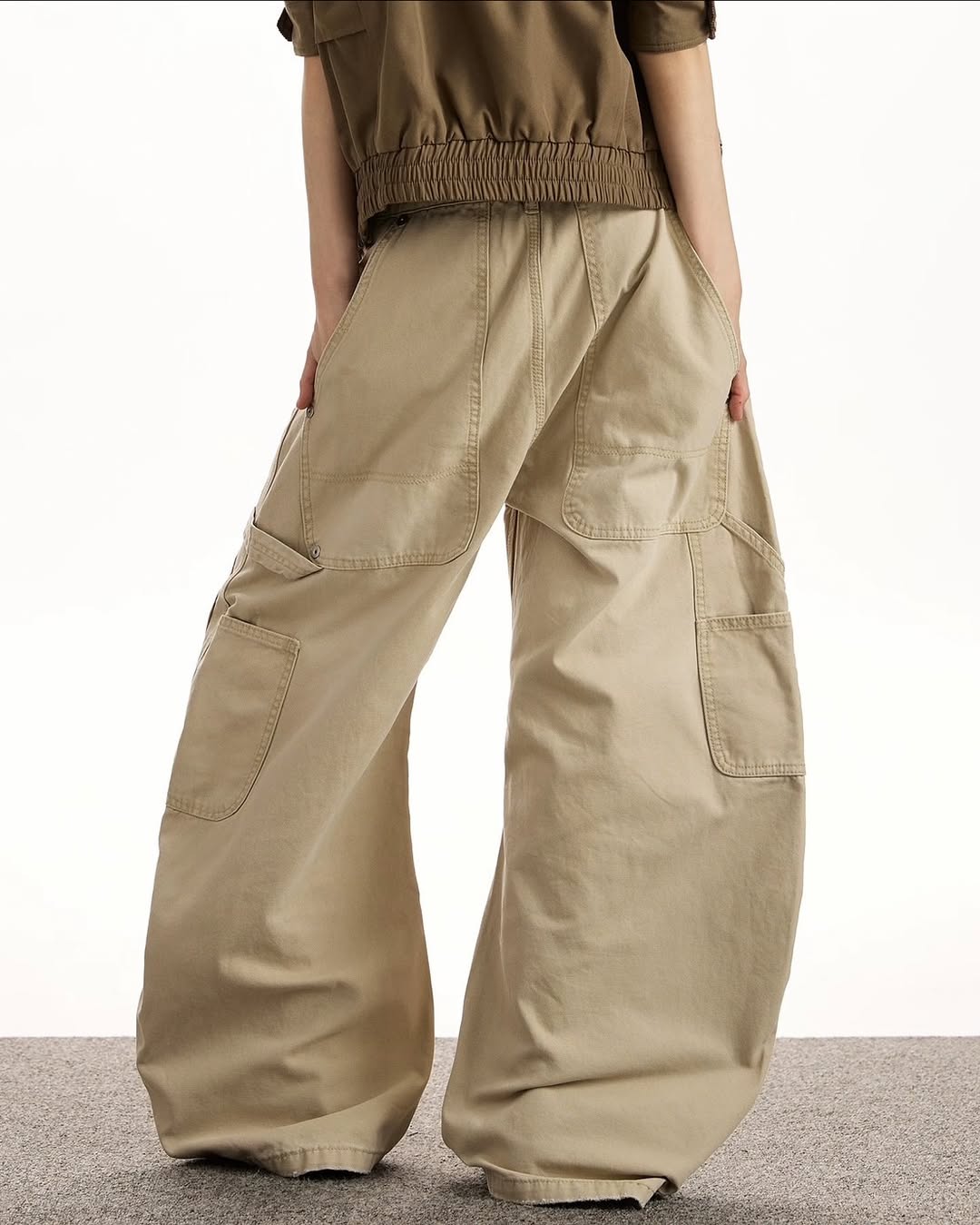 Retro Distressed Cargo Baggy Pants | Inflation Streetwear