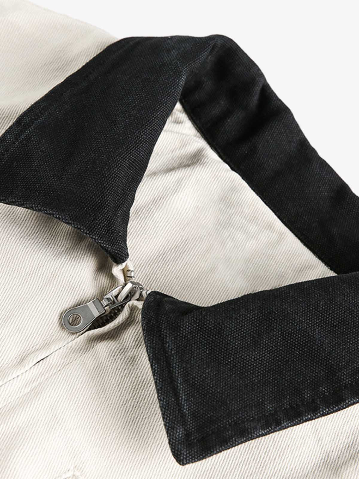 Street Washed Distressed Detroit Jacket