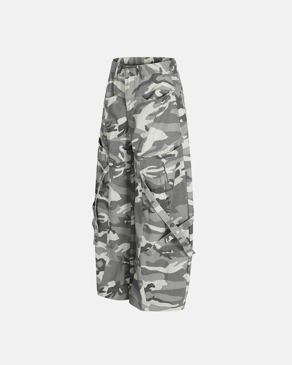 Multi-Pockets Barrel Camouflage Cargo Pants | Inflation Streetwear