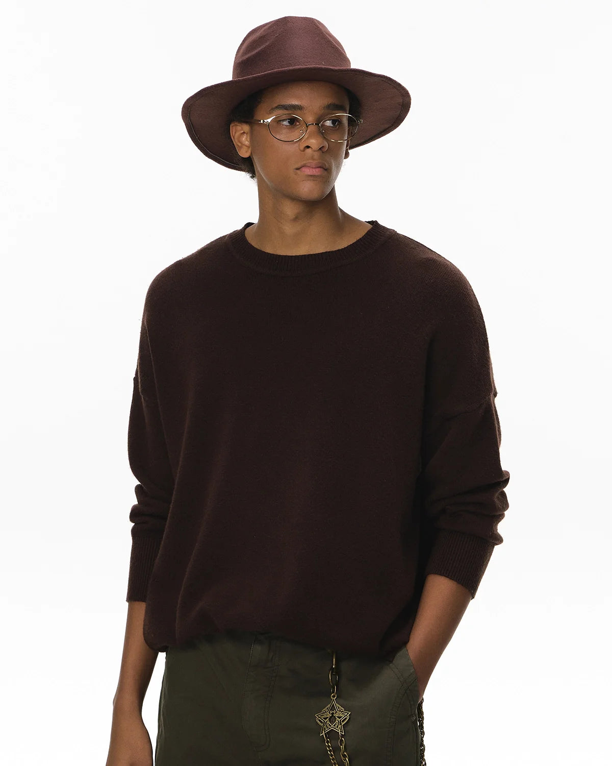 Crew Neck Knit Sweater| Inflation Streetwear