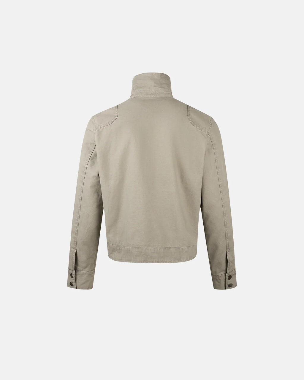 Khaki Canvas Clasp Jacket | Inflation Streetwear