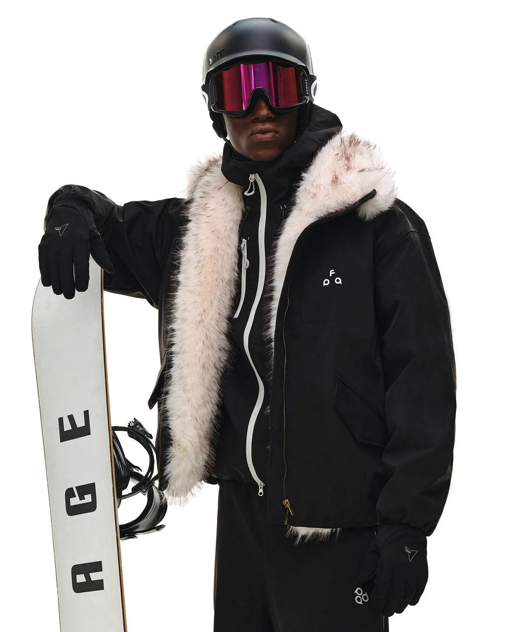 Faux Fur Lined Padded Bomber Jacket | Inflation Streetwear