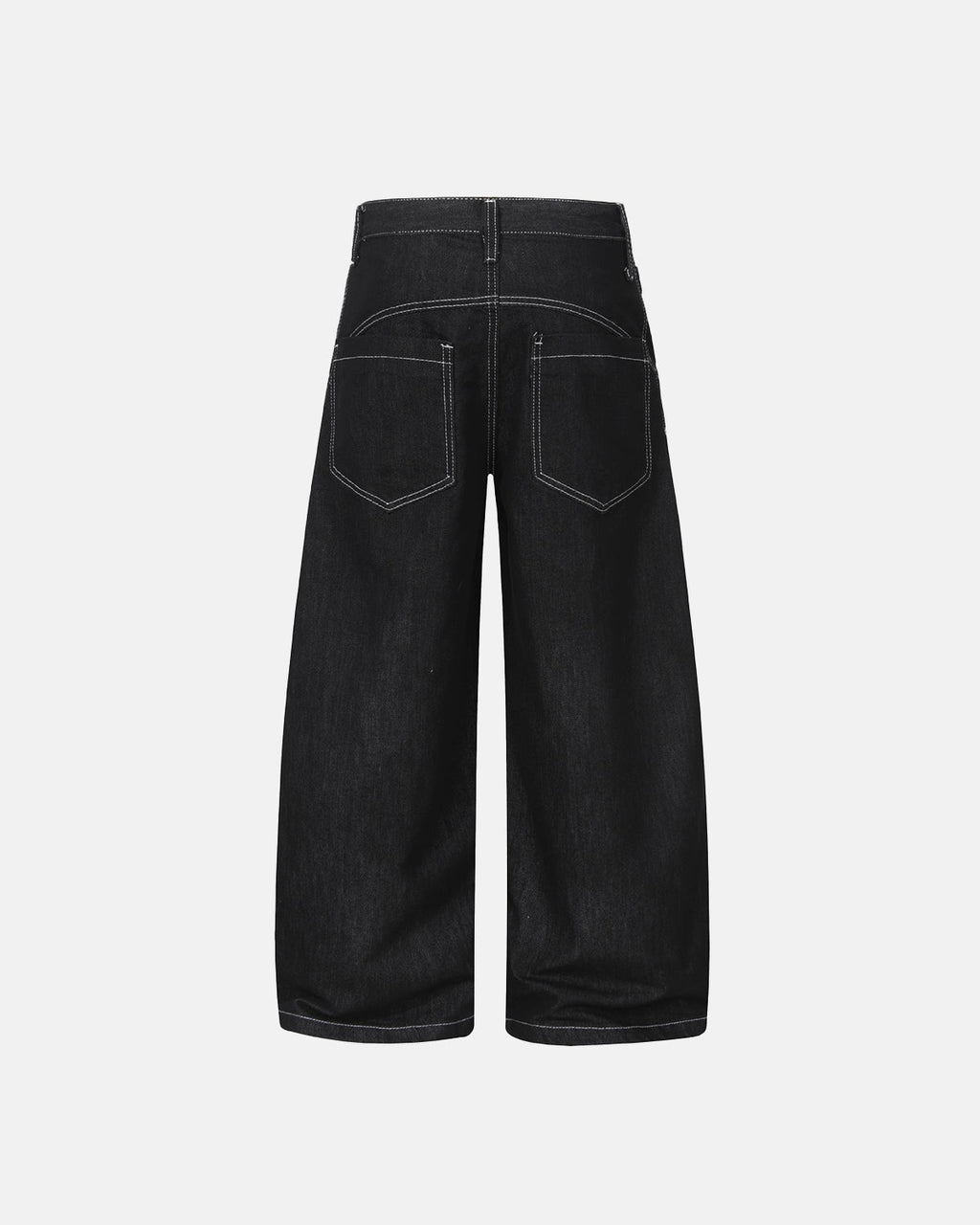 Black Metal Clasp Baggy Jeans | Inflation Streetwear