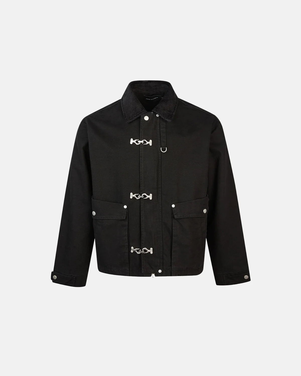 Vintage Metal Buckle Canvas Clasp Jacket | Inflation Streetwear