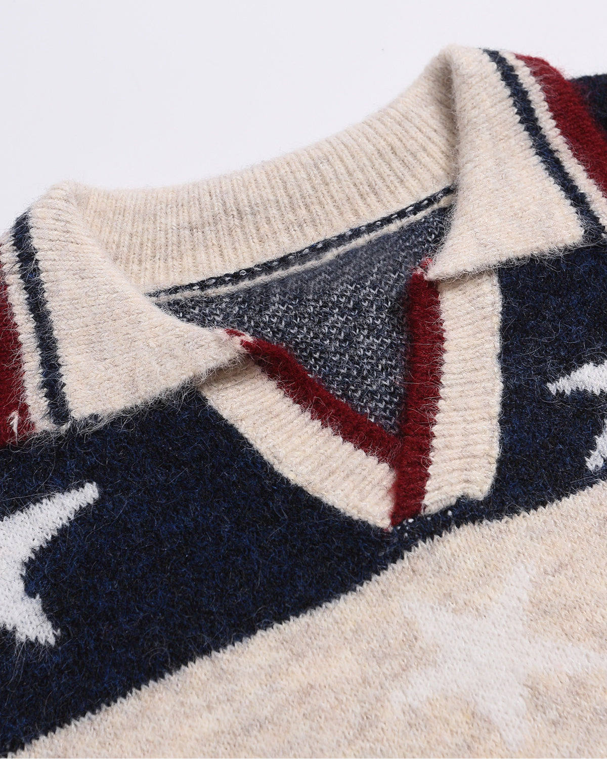 Colorblock Striped Jacquard Sweater | Inflation Streetwear