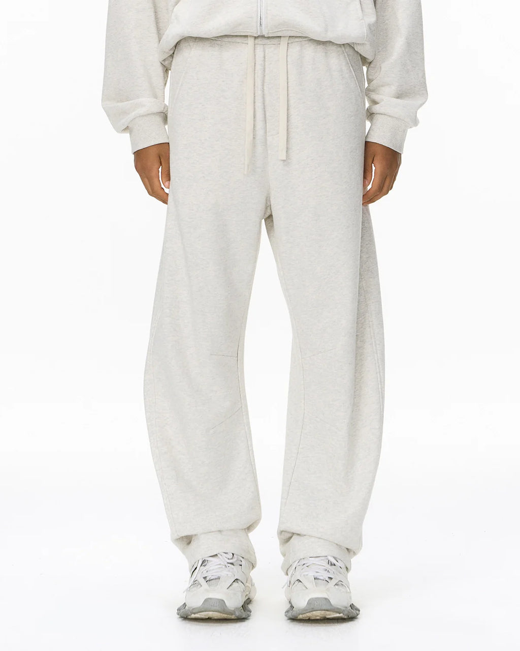 Grey French Terry Barrel Sweatpant | Inflation Streetwear