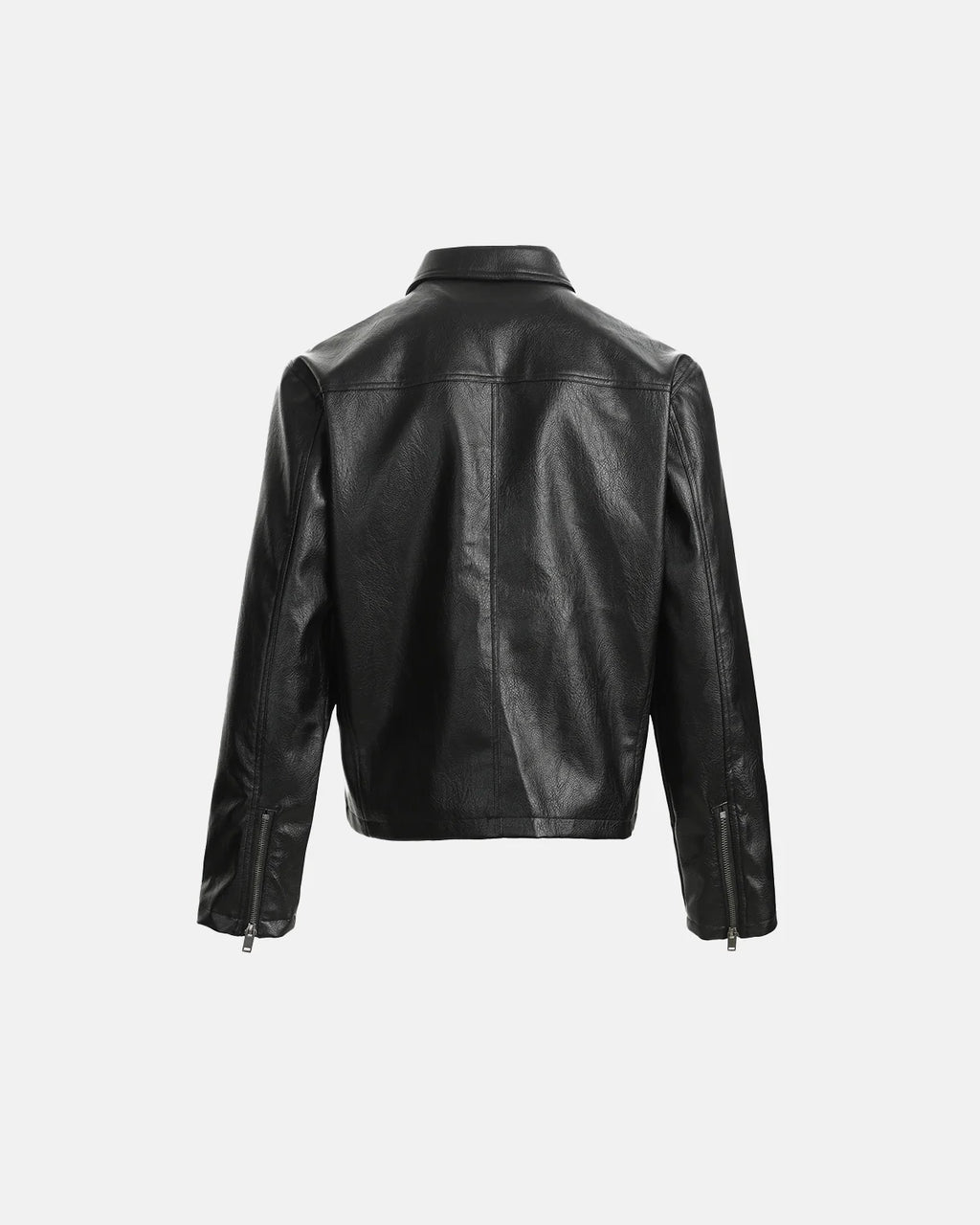 Faux Leather Clasp Jacket | Inflation Streetwear