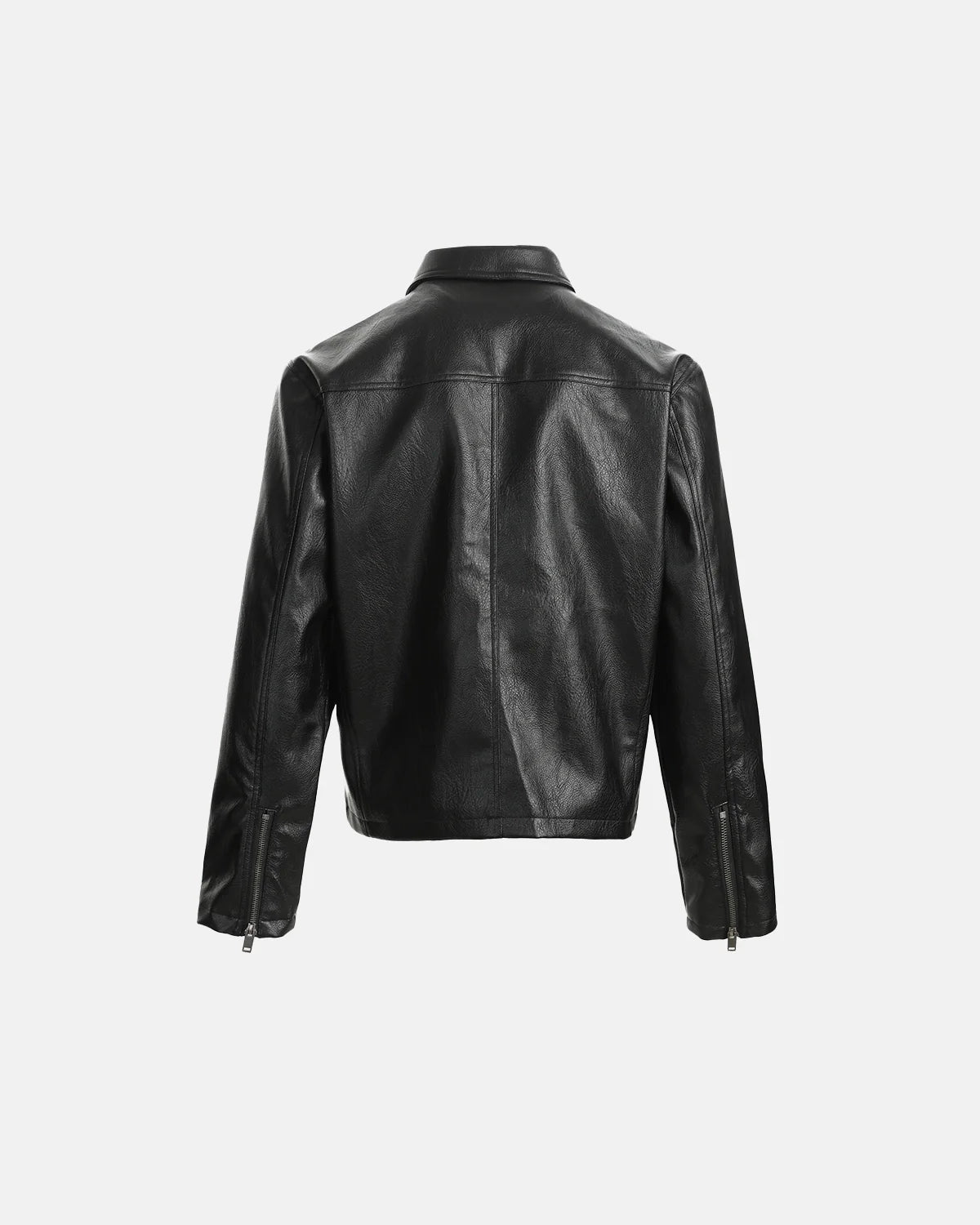 Faux Leather Clasp Jacket | Inflation Streetwear