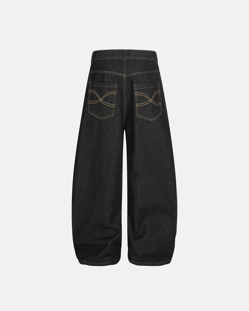 Rivets Embroidered Baggy Jeans | INFLATION Streetwear