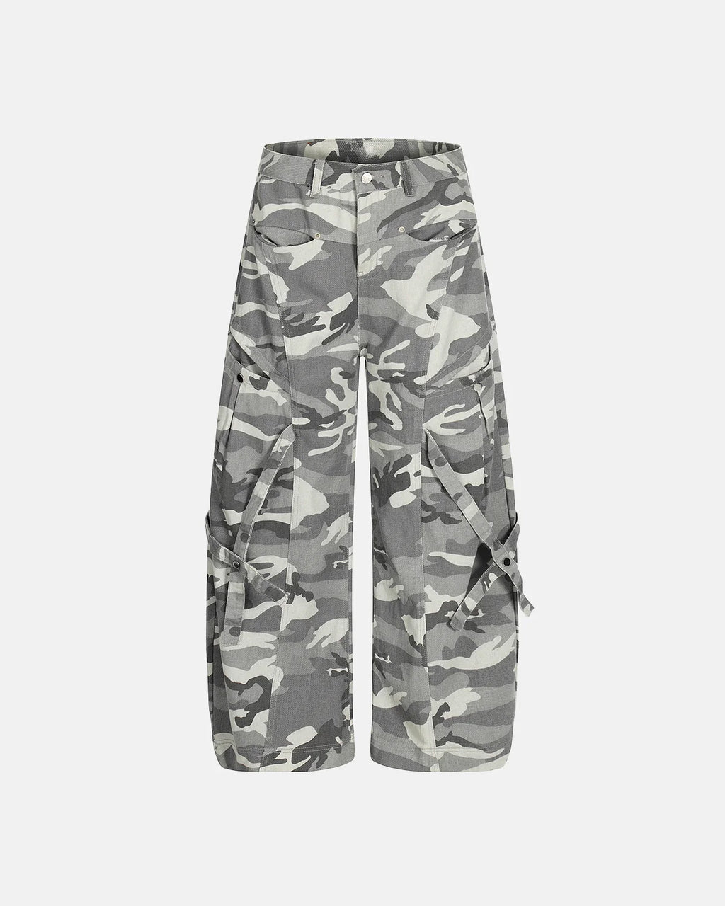 Multi-Pockets Barrel Camouflage Cargo Pants | Inflation Streetwear