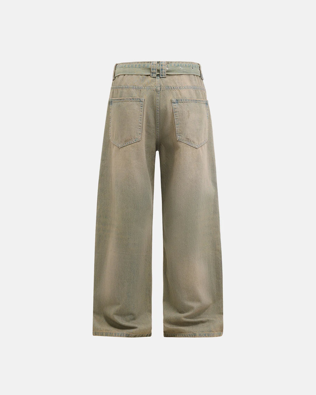 Beaded Studded Washed Baggy Jeans | INFLATION Streetwear