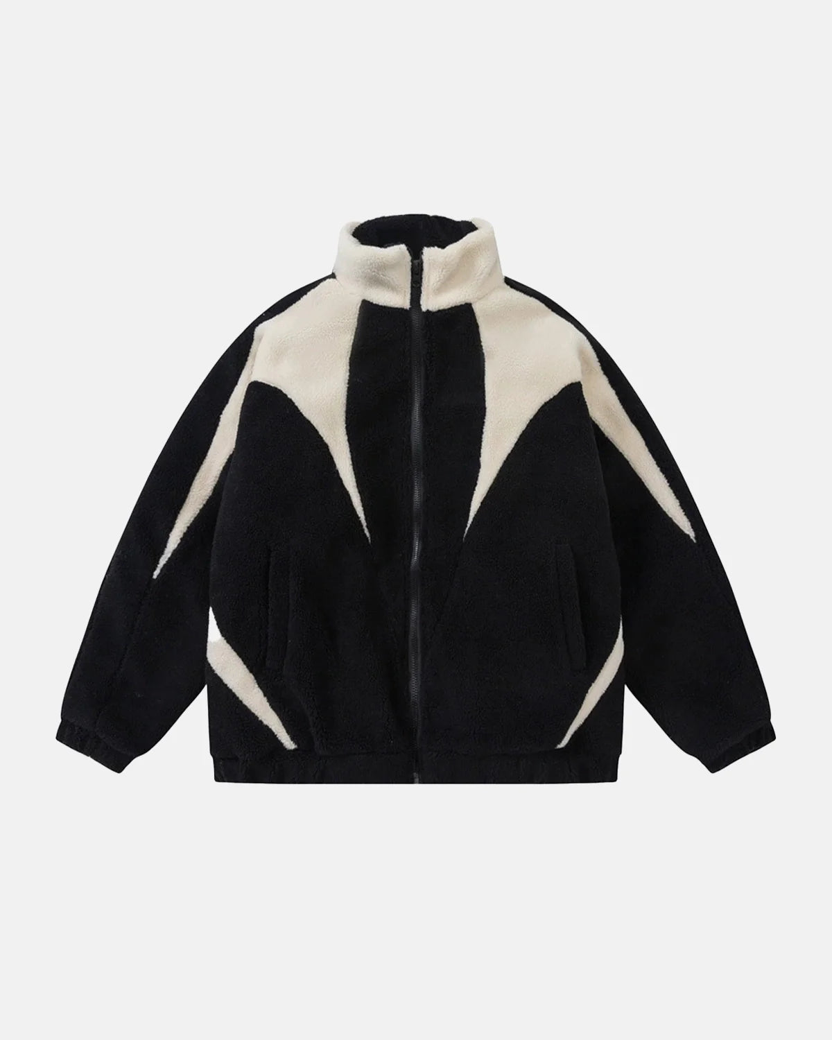 Color Block Sherpa Jacket | INFLATION Streetwear