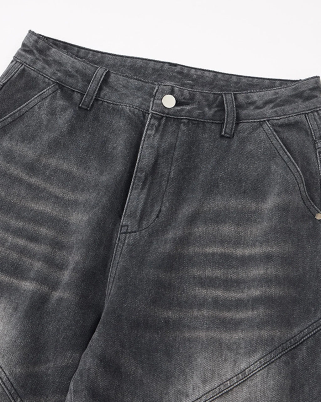 Big Pocket Cargo Acid Wash Baggy Jeans | Inflation Streetwear