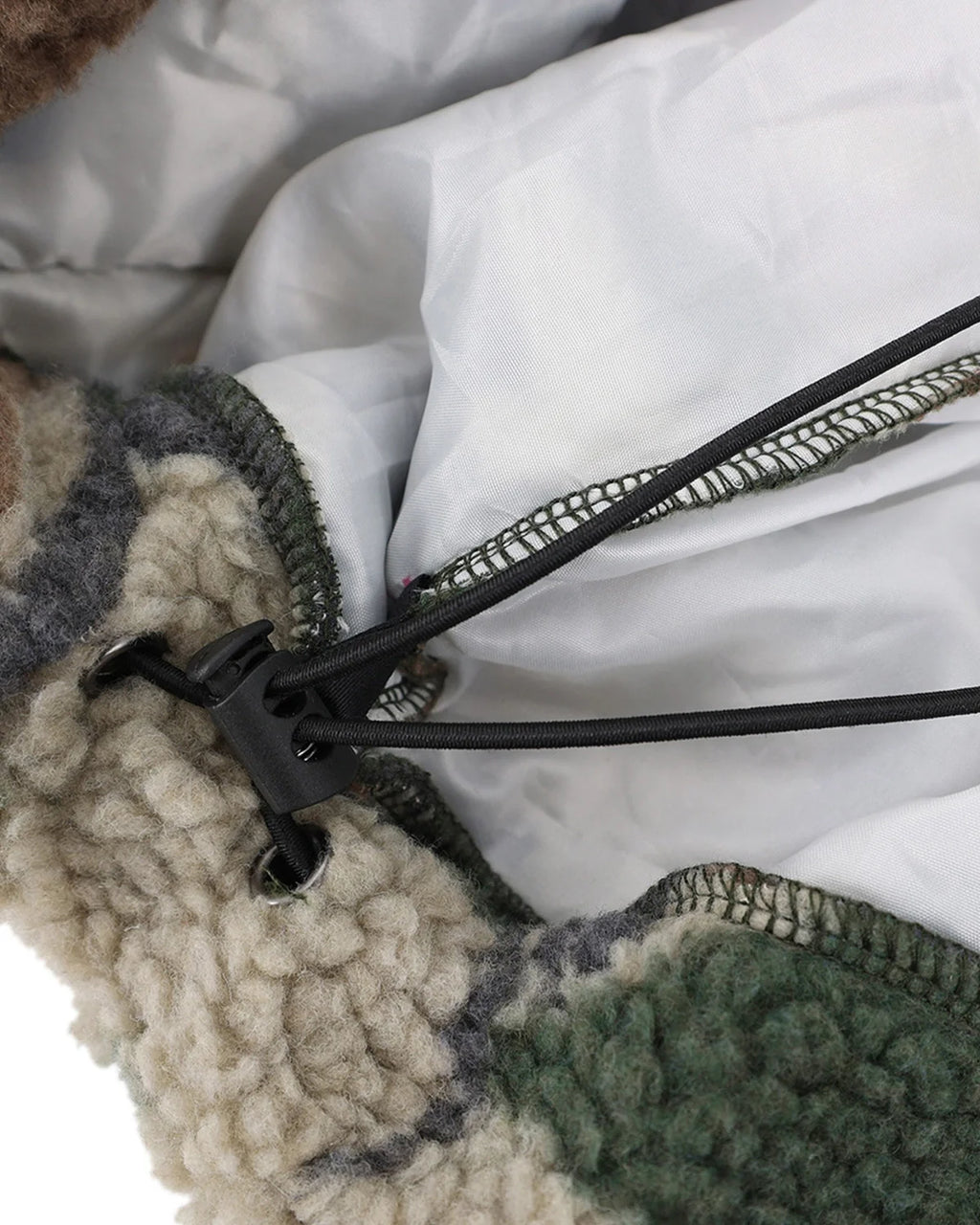 Camo Sherpa Fleece Hoodies | Inflation Streetwear