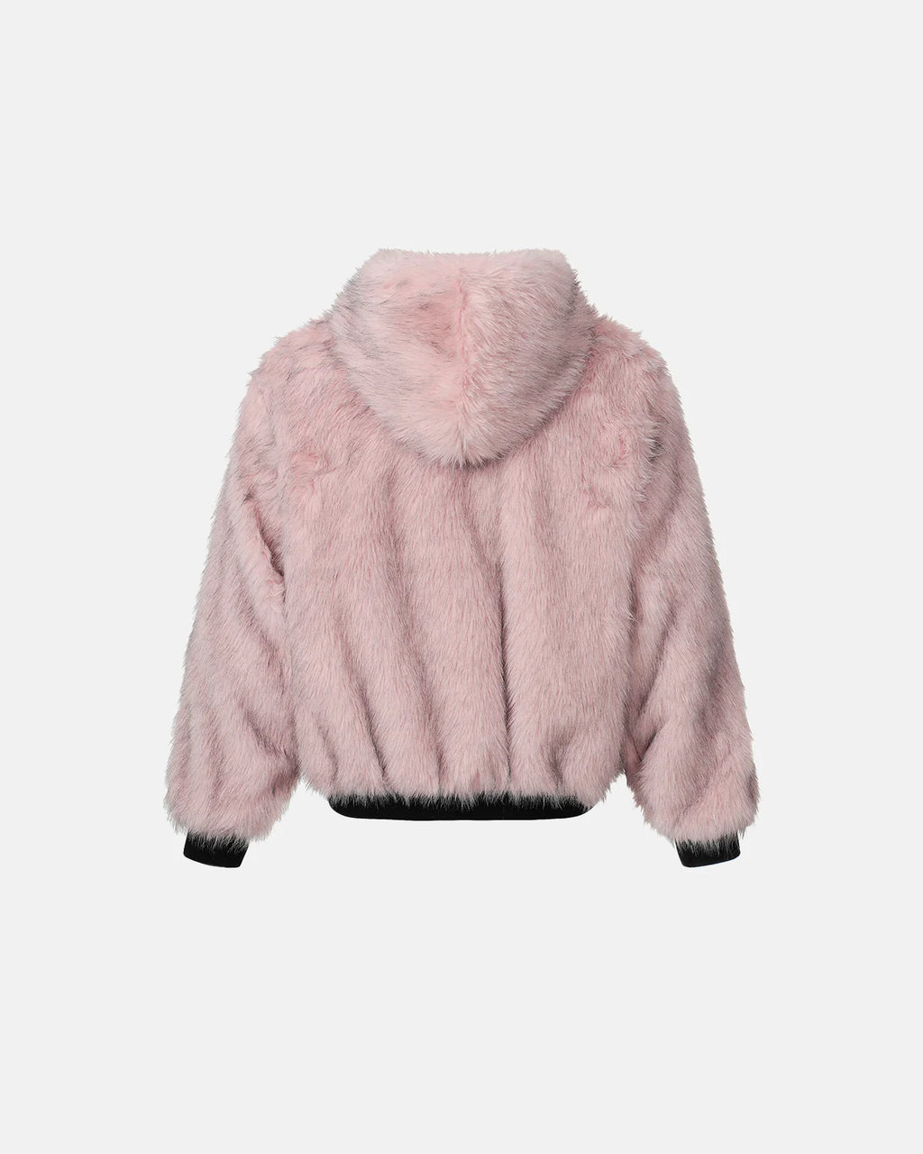 Reversible Faux Fur Hooded Jacket |  Inflation Streetwear