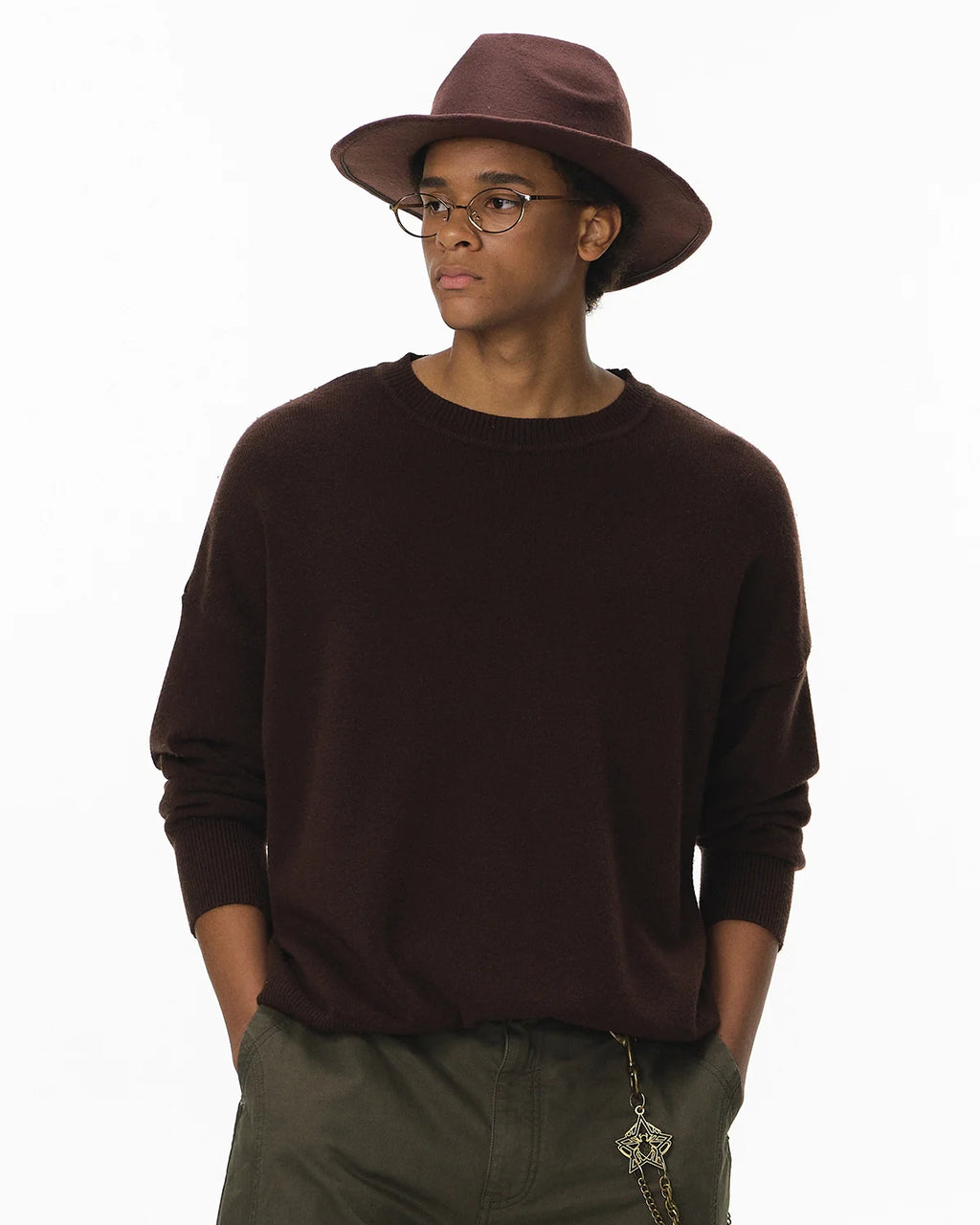 Crew Neck Knit Sweater| Inflation Streetwear
