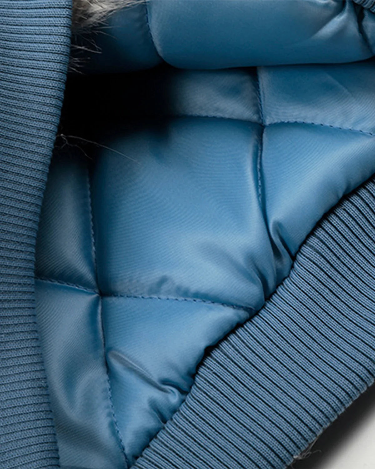 Appliqué Embroidery Faux Fur Padded Jacket | Inflation Streetwear