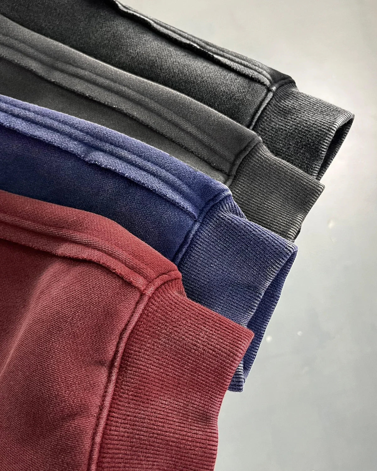 Distressed Acid Wash Double Zip Up Hoodies | Inflation Streetwear