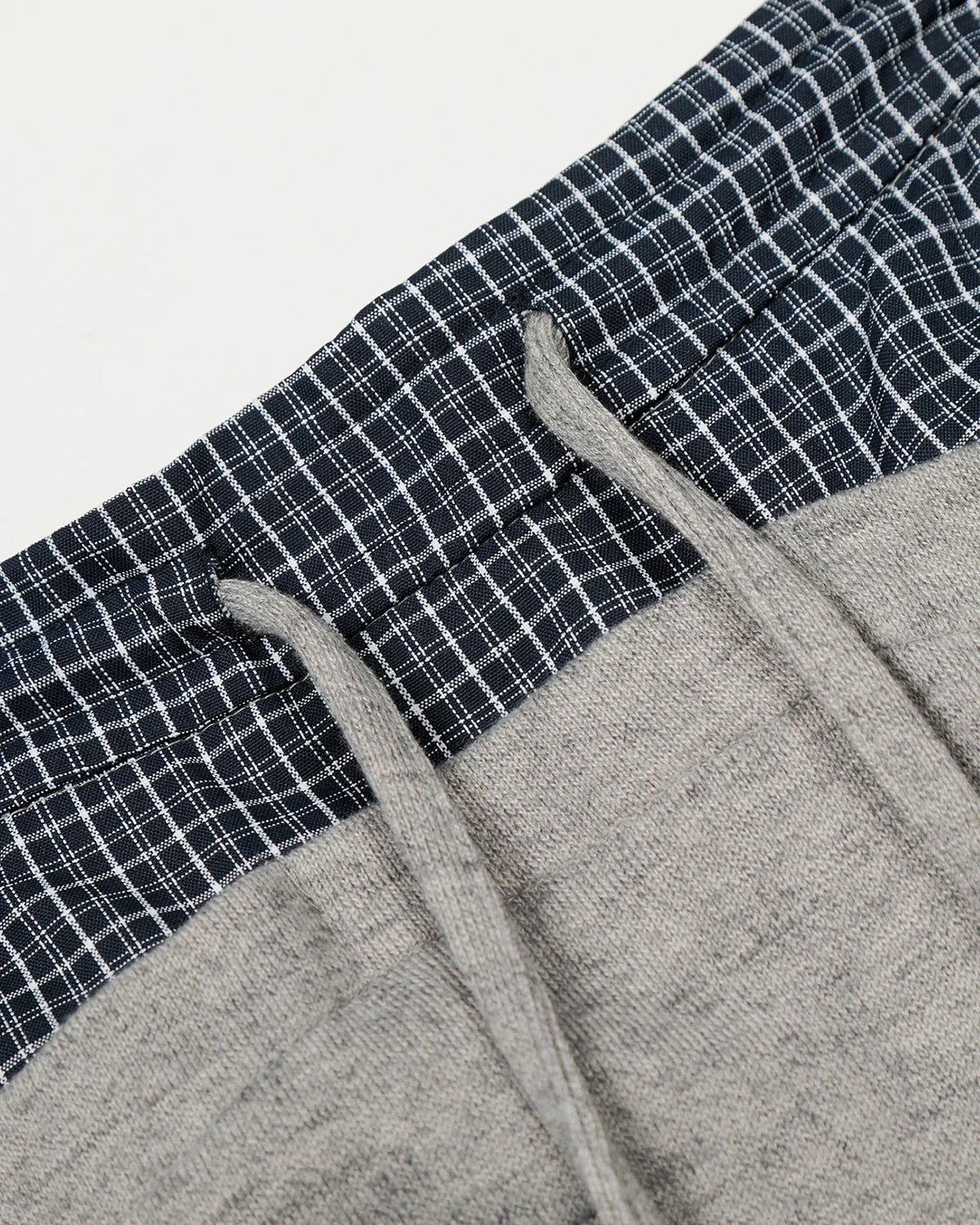 Checkered Patchwork Barrel Sweatpant | Inflation Streetwear