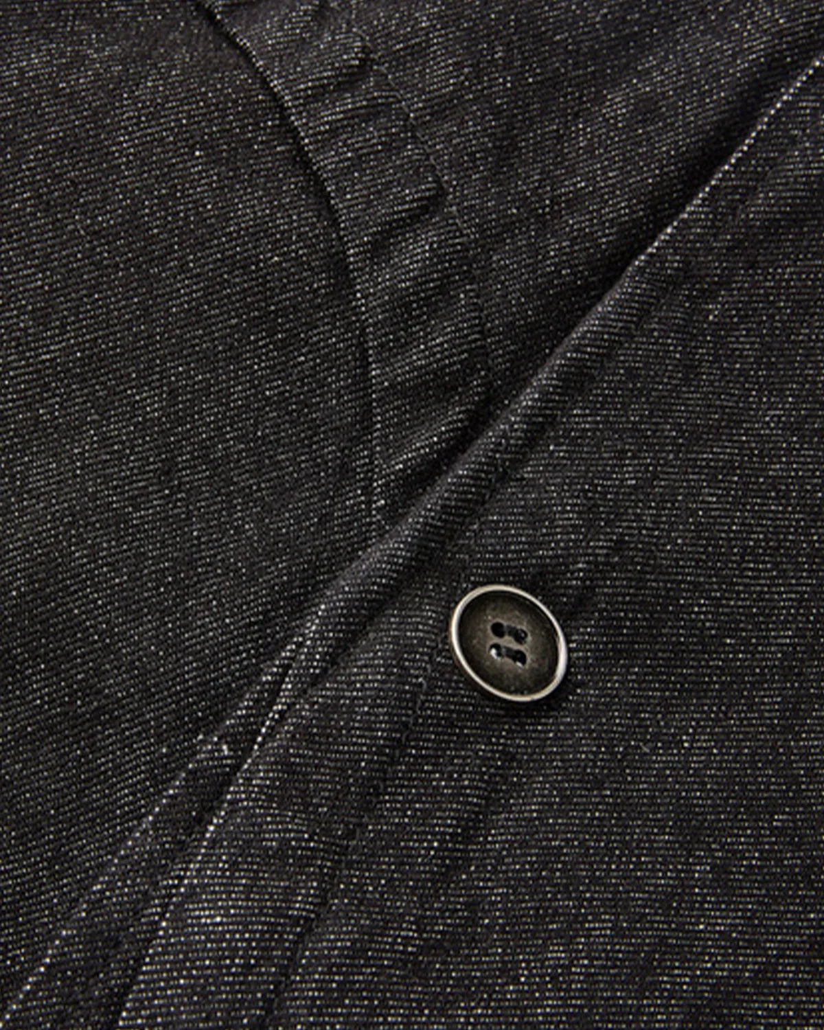 Cropped Asymmetric Button Denim Jacket | Inflation Streetwear