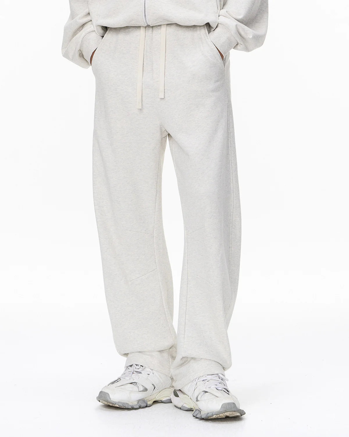 Grey French Terry Barrel Sweatpant | Inflation Streetwear