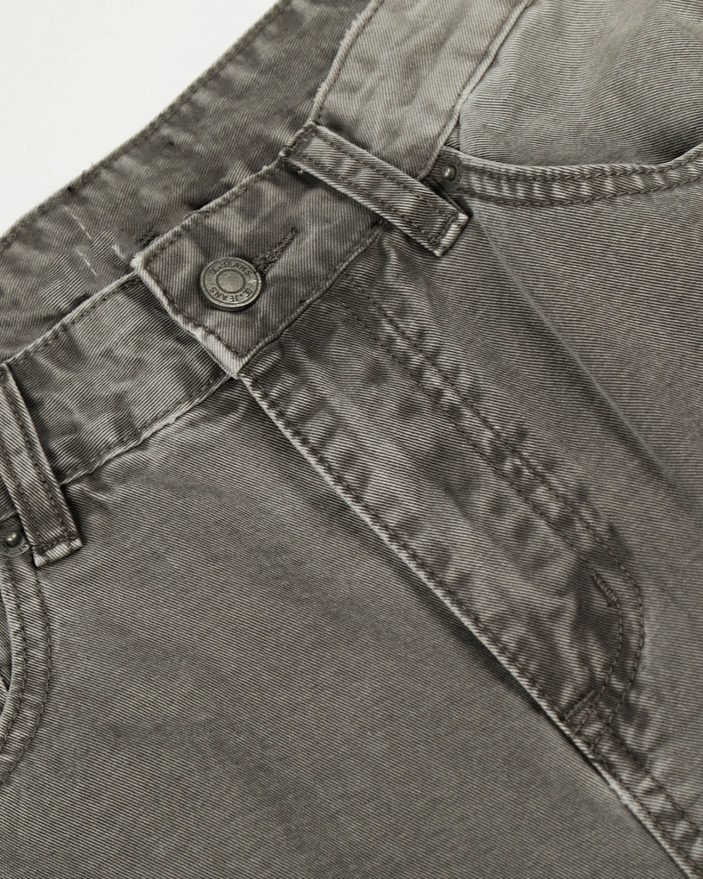 Grey Distressed Baggy Denim Pants | Inflation Streetwear