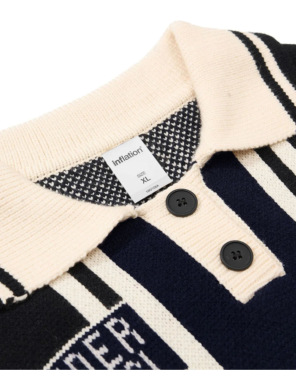 Rertro Colorblock Knitwear Polo Pullovers  | Inflation Streetwear