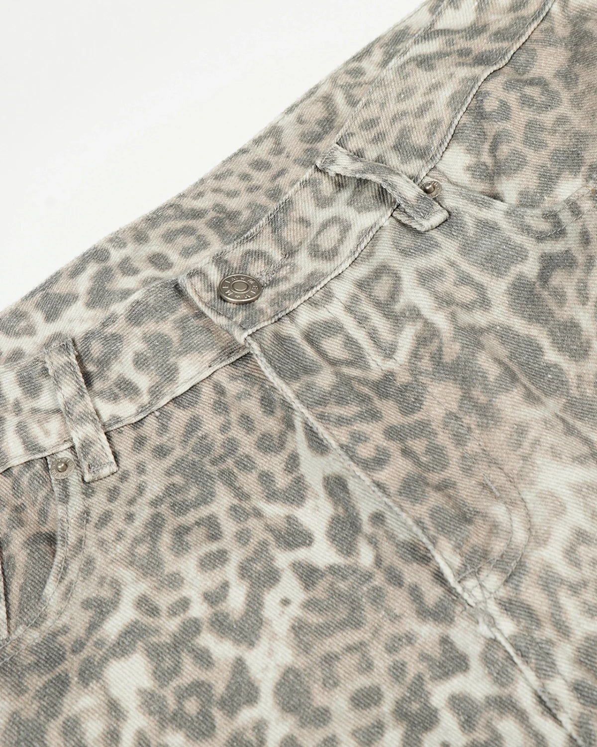 Leopard Pattern Cargo Barrel Pants | INFLATION Streetwear