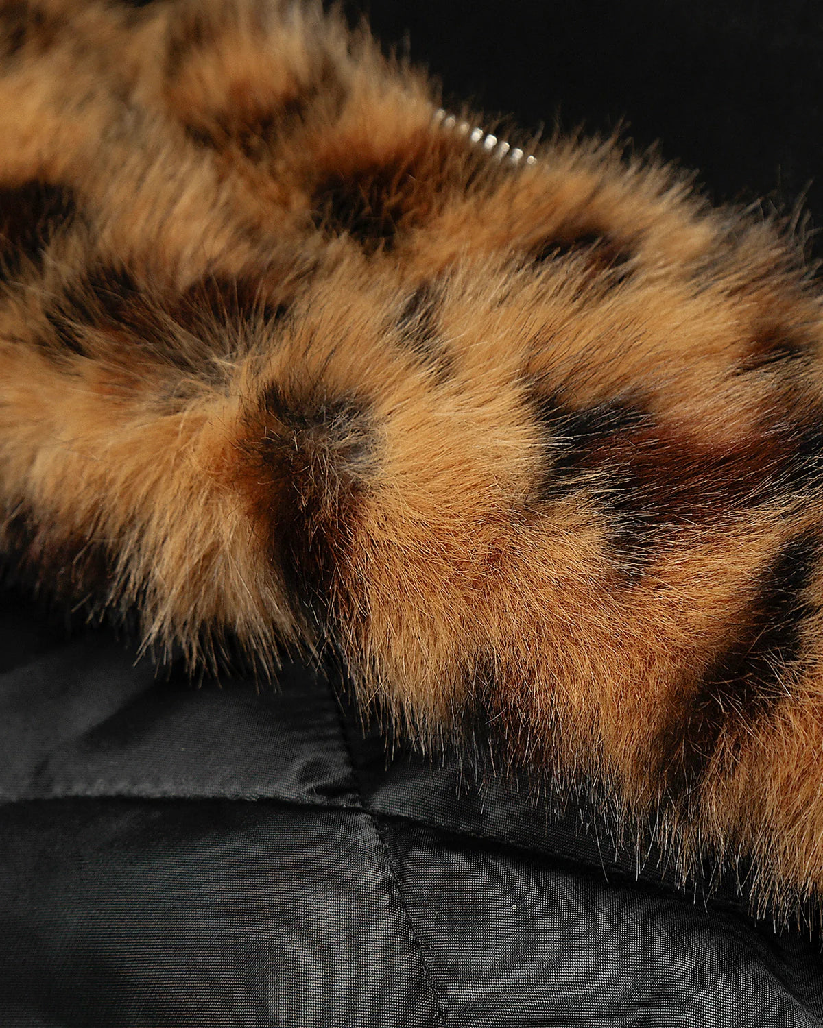 Faux Fur Leopard Sueded Hooded Jacket | INFLATION Streetwear
