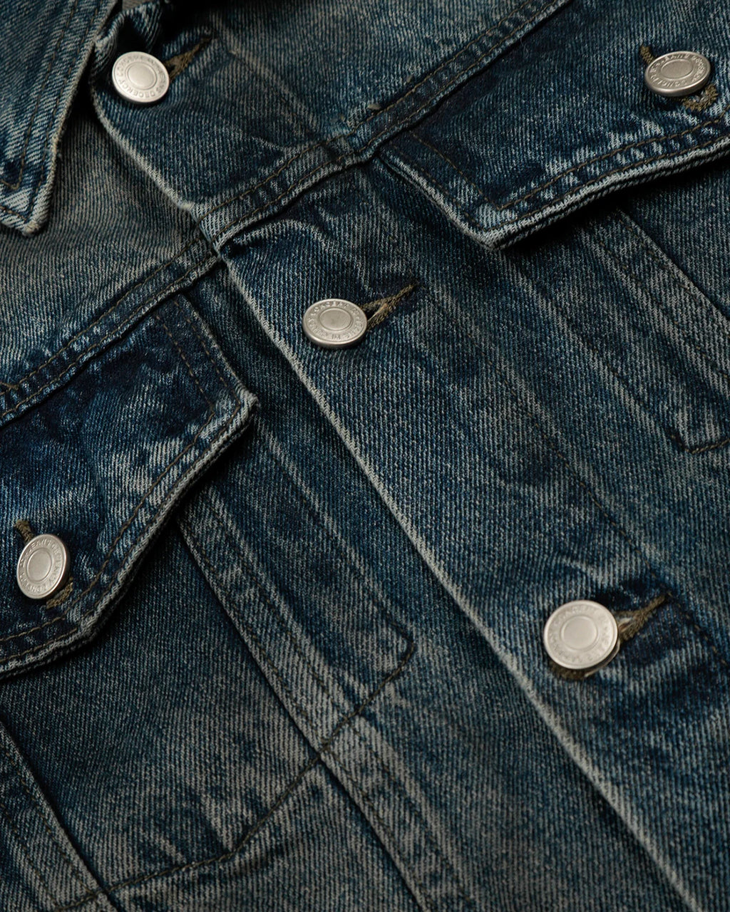 Acid Washed Cropped Denim Jacket | Inflation Streetwear