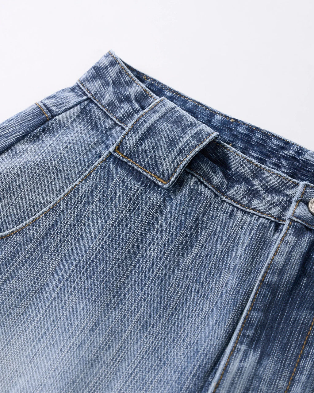 Blue Monkey Wash Baggy Jeans | Inflarion Streetwear