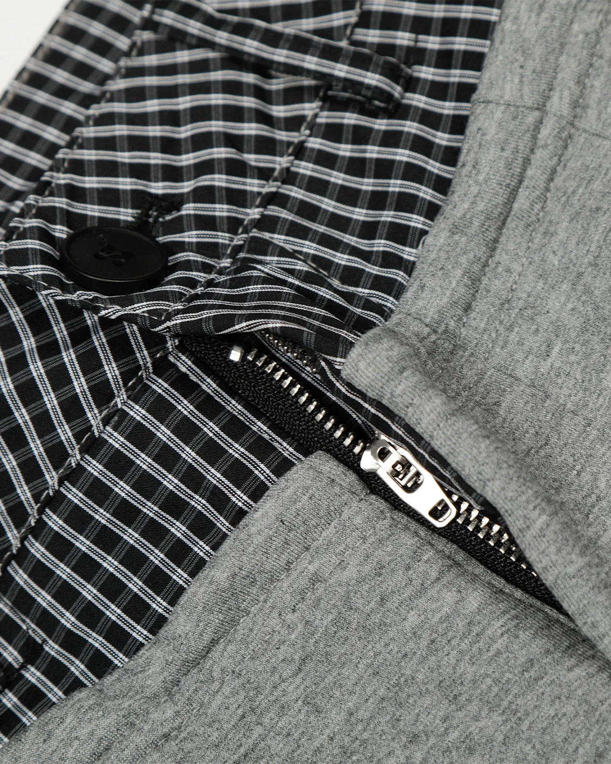 Double Waist Checkered Straight Leg Sweatpant | Inflation Streetwear