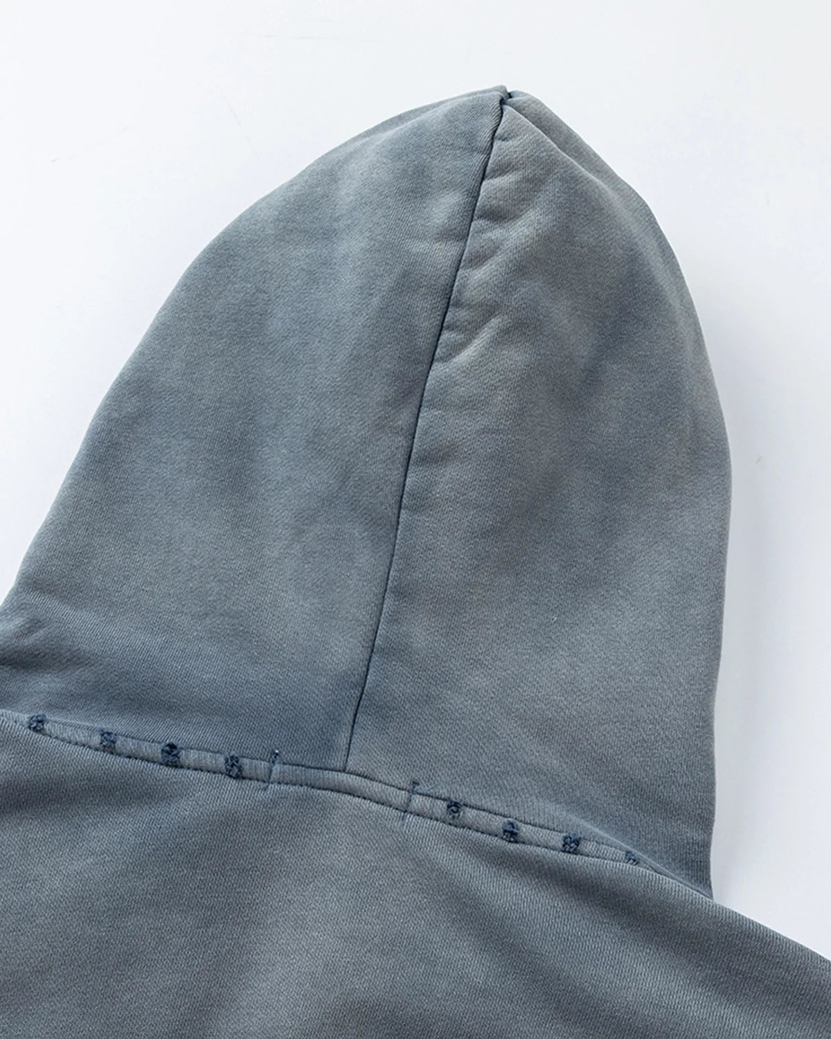 Blue Distressed Acid Wash Zip Up Hoodies | Inflation Streetwear