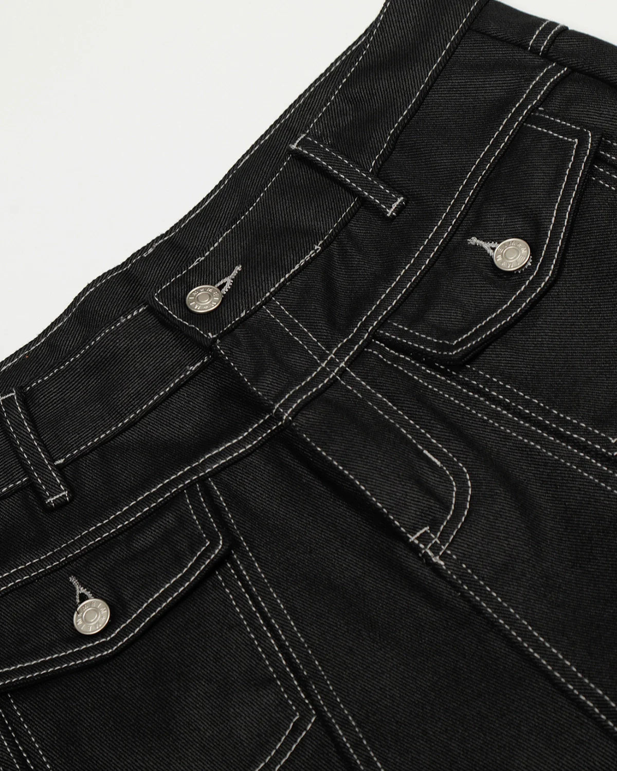 Stitching Deconstructed Barrel Jeans | INFLATION Streetwear