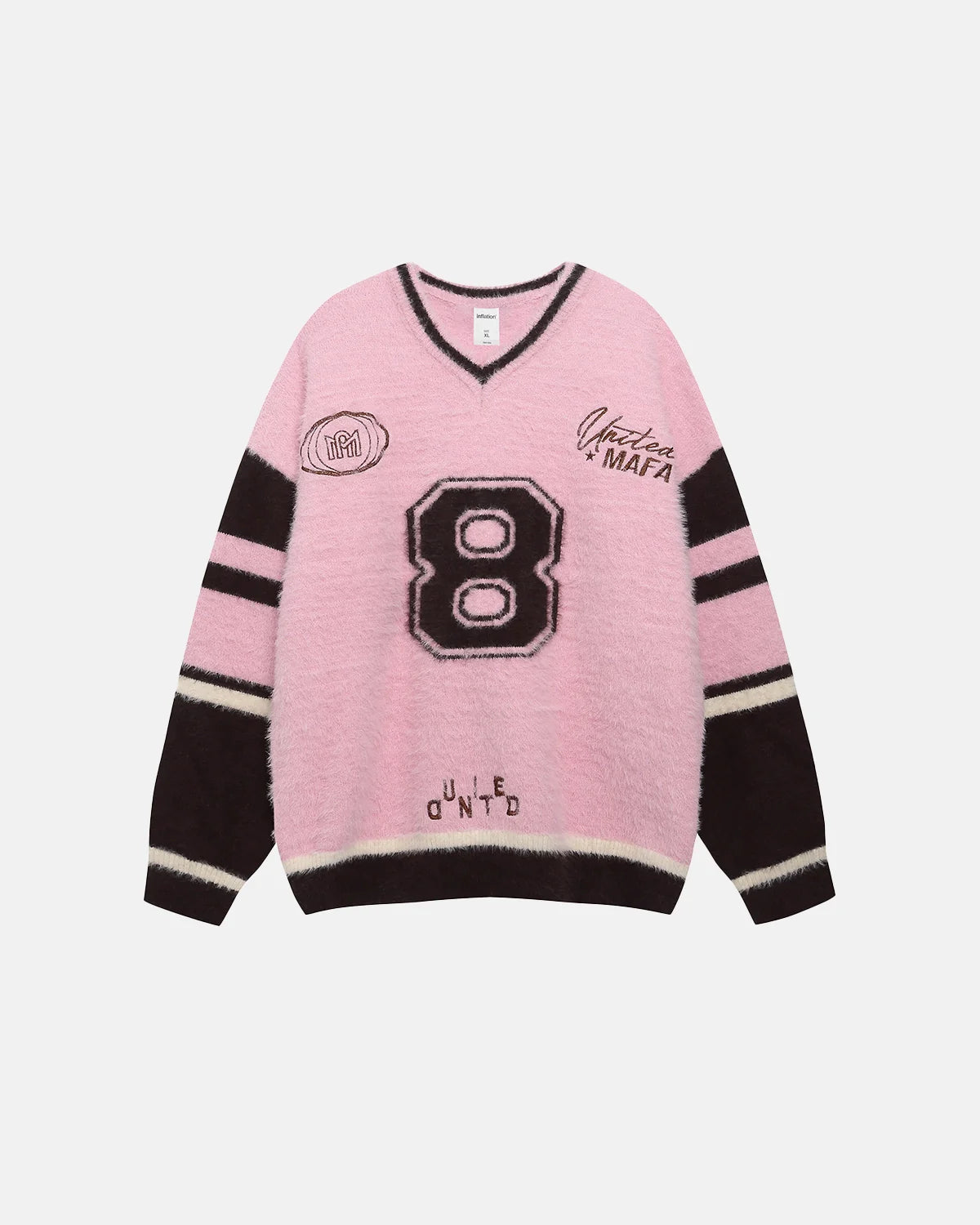 Retro Jacquard Polo Sweater | Inflation Streetwear