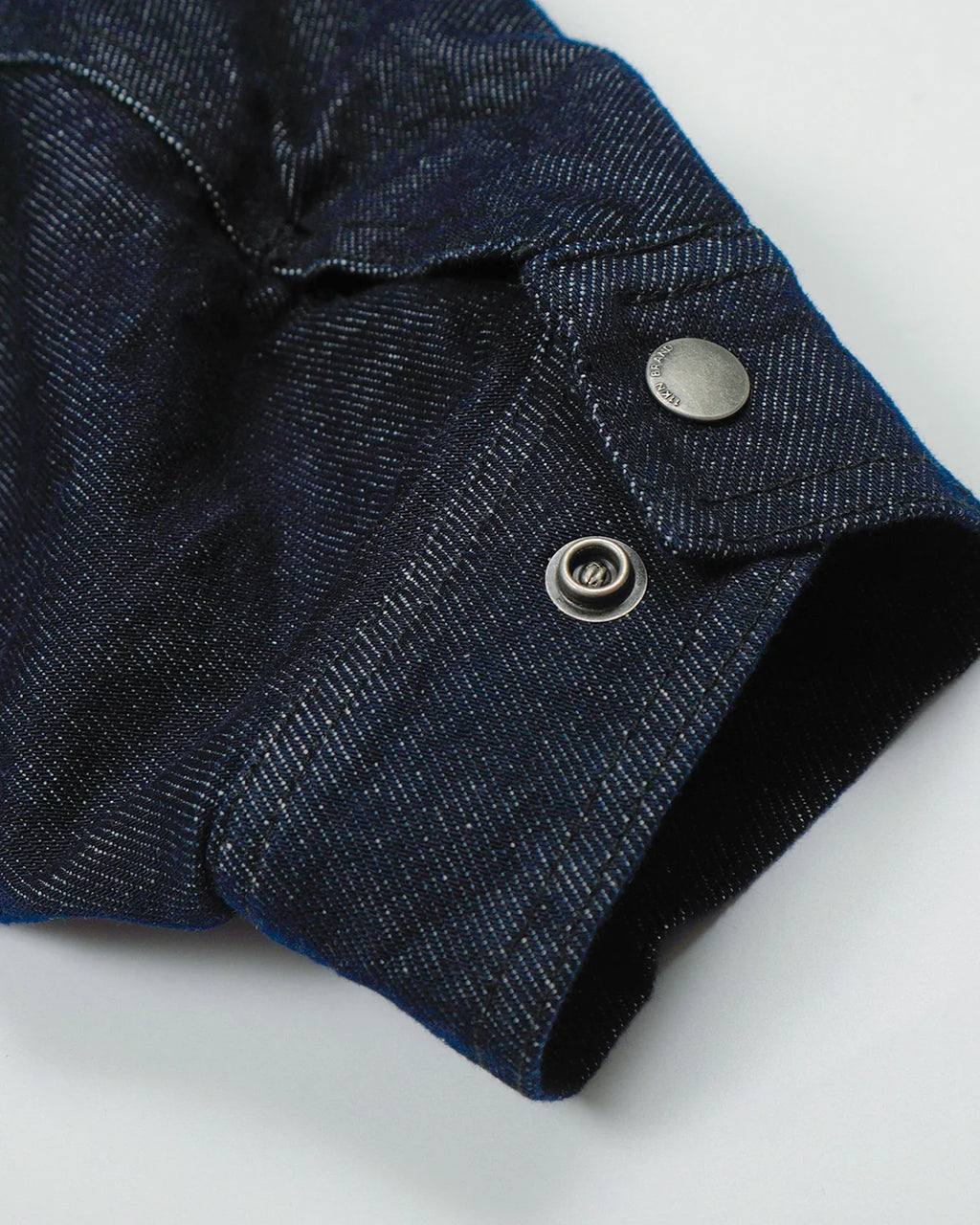 PU Leather Collar Raw Denim Jacket | INFLATION Streetwear