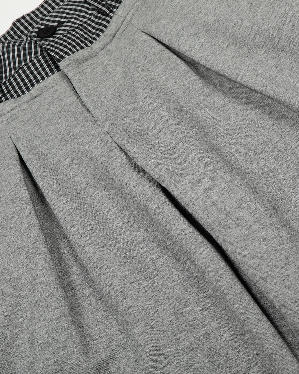 Double Waist Checkered Straight Leg Sweatpant | Inflation Streetwear