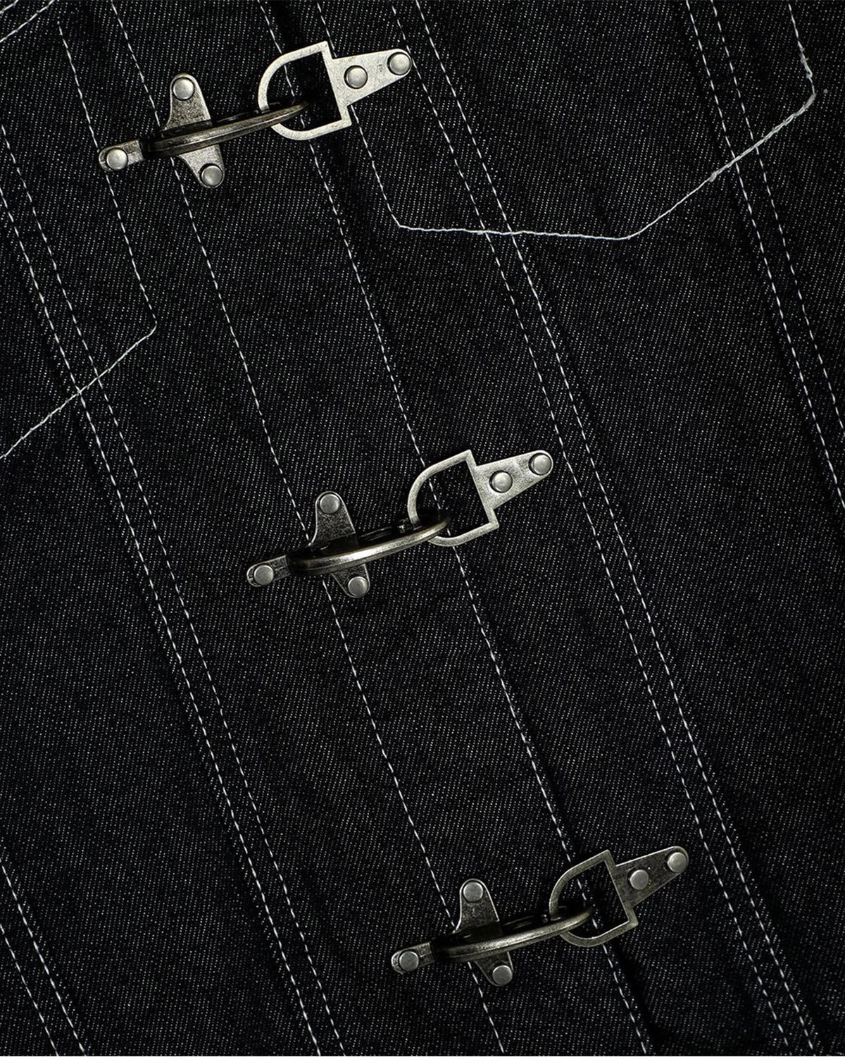 Raw Clasp Denim Jacket | Inflation Streetwear