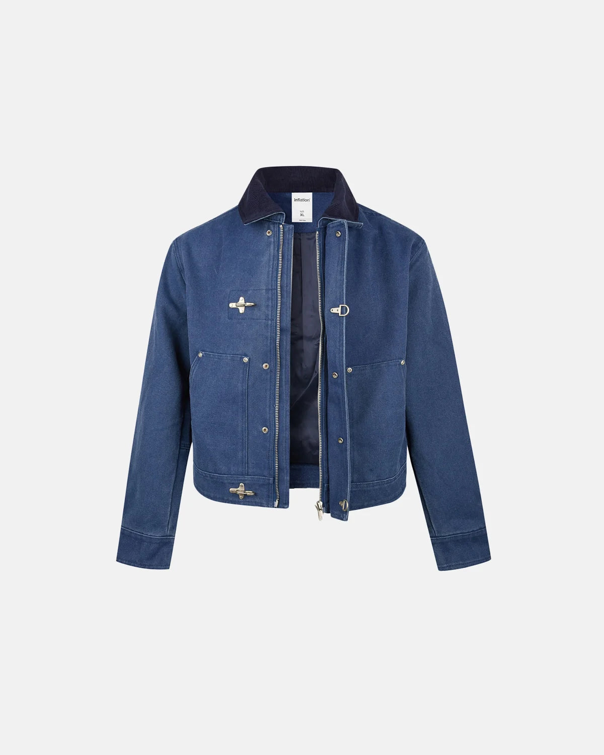 Patchwork Fireman Clasp Jacket | Inflation Streetwear