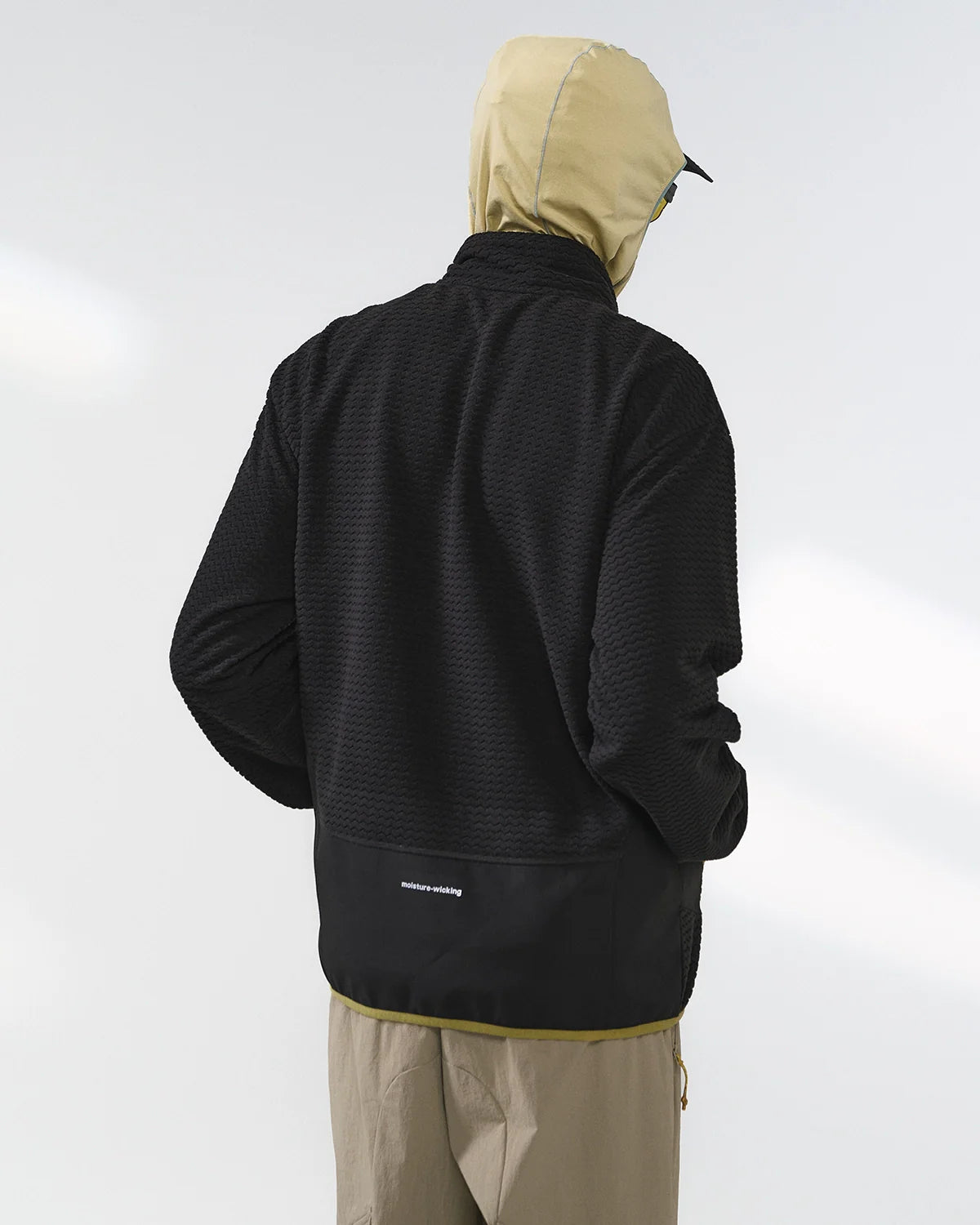 Wavy Fleece Zip-Up Jacket | INFLATION Streetwear
