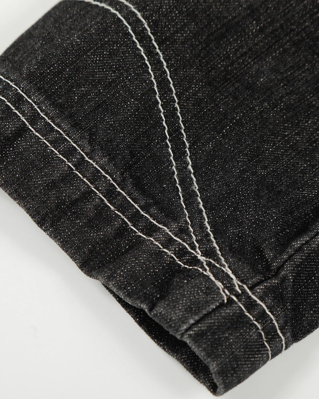 Stand Collar Raw Clasp Denim Jacket | Inflation Streetwear