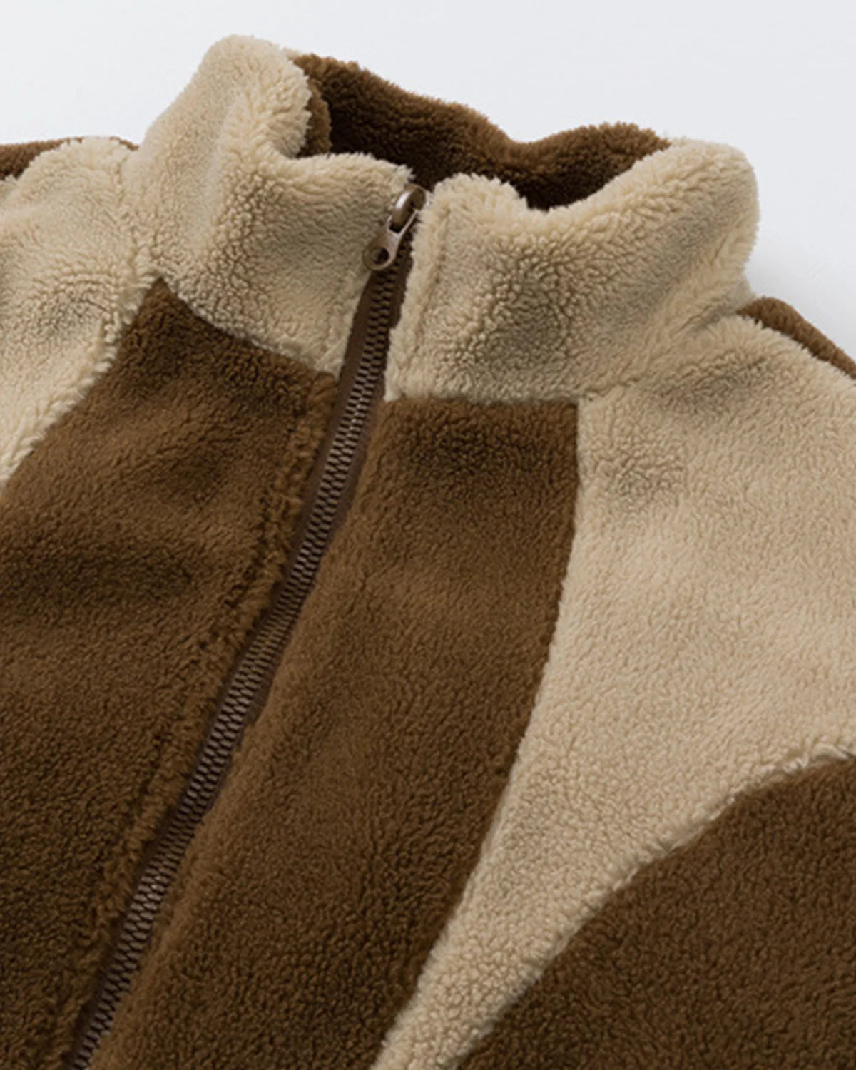 Color Block Sherpa Jacket | INFLATION Streetwear