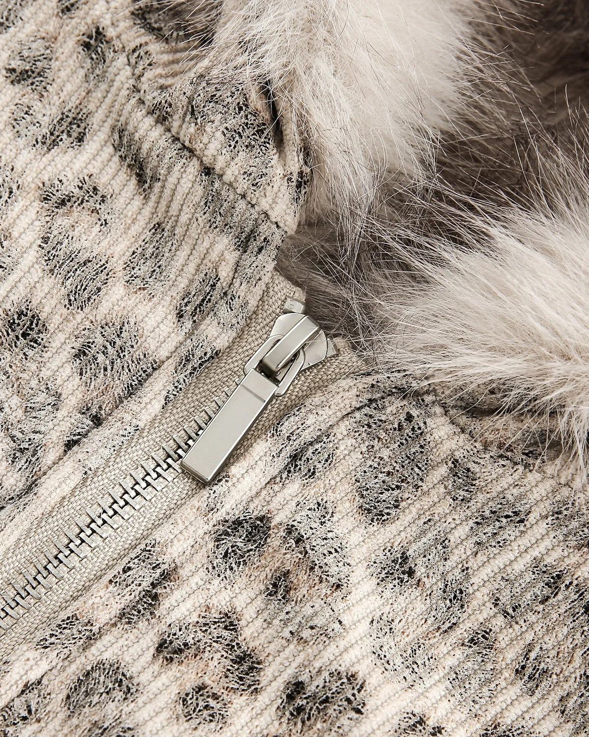 Leopard Faux Fur Lined Bomber Jacket | Inflation Streetwear