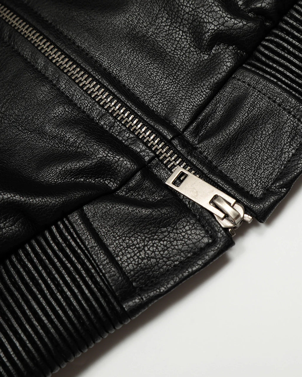 Hooded PU Leather Biker Jacket | INFLATION Streetwear